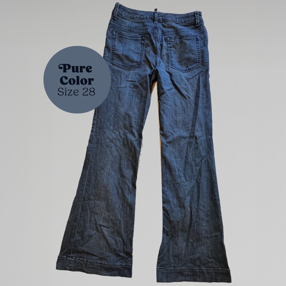 Pure Color Blue Jeans 💙 - Picture 2 of 3